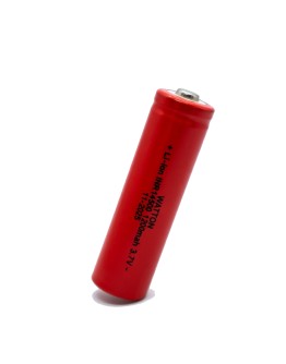 Watton WT-14500 1200mAh 3.7V Li-ion Şarj Edilebilir Pil - Kırmızı