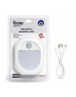 HAREKET SENSÖRLÜ USB ŞARJJLI LED LAMBA WT-739