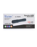 10W 2000 Lümen 4 Renk Güçlü EL Feneri Watton Wt-605