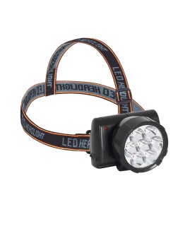 7 LEDLİ ŞARJLI BARET KAFA LAMBASI WATTON WT-701