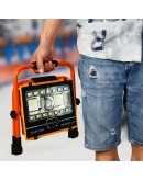 Watton WT-734 P70 LED Solar Panel Şarjlı Taşınabilir Projektör (176 SMD + Yan LED)