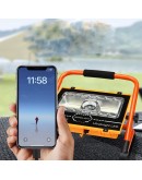 Watton WT-734 P70 LED Solar Panel Şarjlı Taşınabilir Projektör (176 SMD + Yan LED)