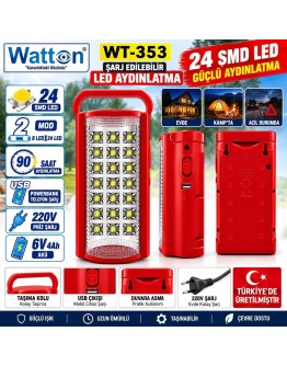 ŞARJLI IŞILDAK POWERBANK WT-353